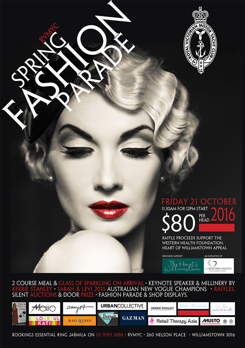 Royal Victorian Motor Yacht Club Spring Fashion Parade
