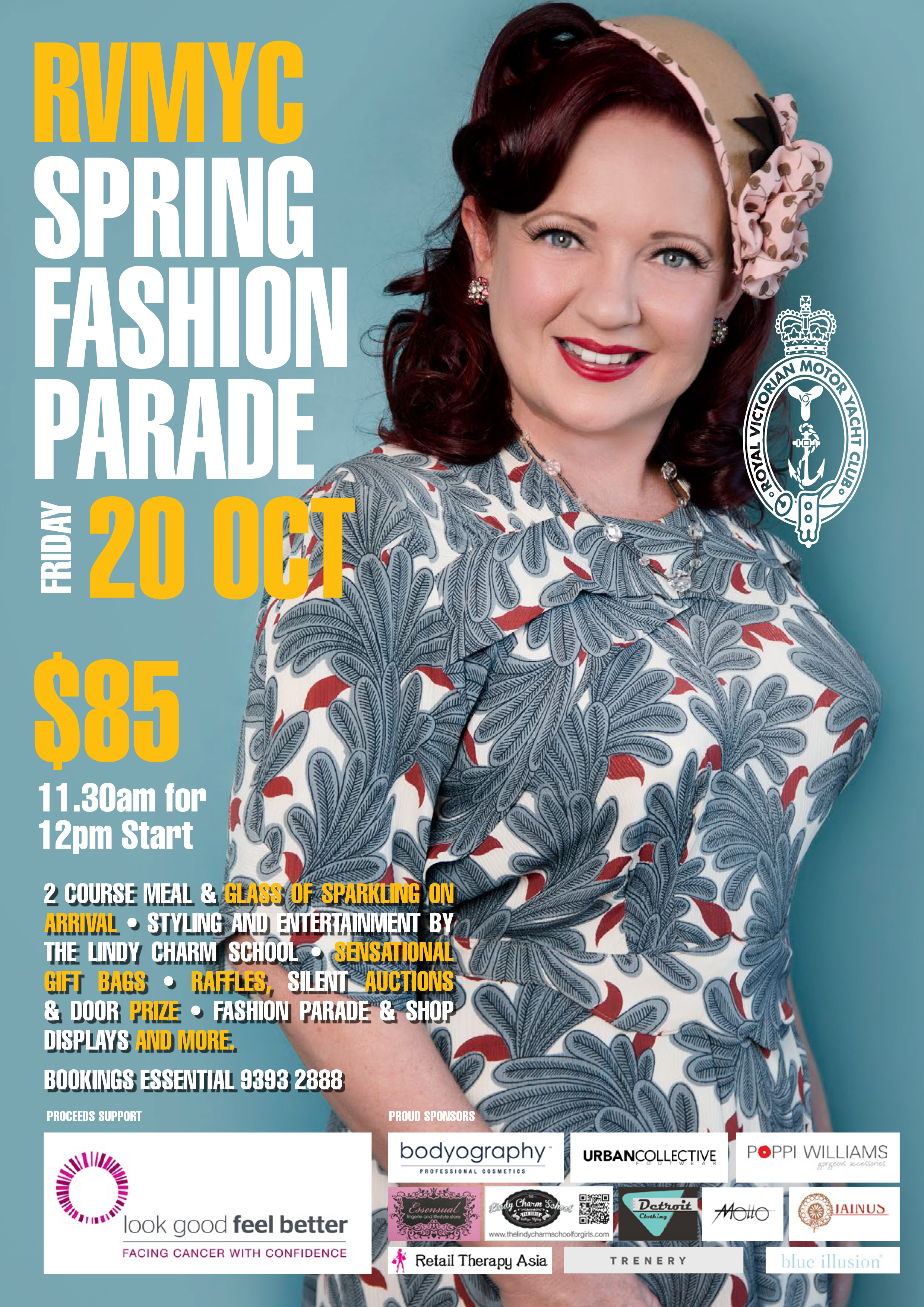 Royal Victorian Motor Yacht Club Spring Fashion Parade 2017